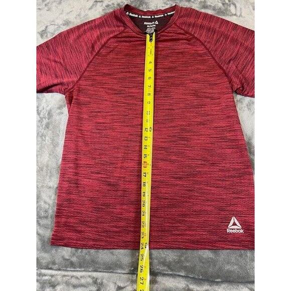 Reebok Athletic Training Shirt Mens M Red Short Sleeve T-Shirt Tee - Picture 5 of 7